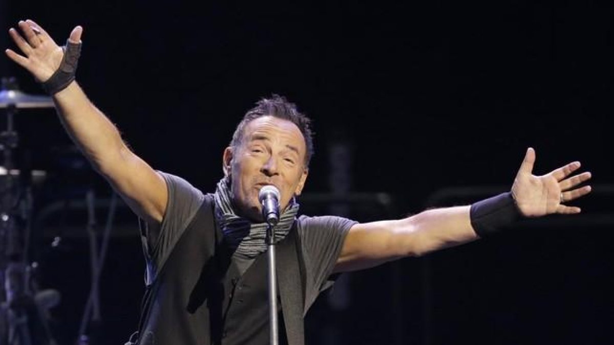 Bruce Springsteen, durante un concierto en Cleveland, este martes.