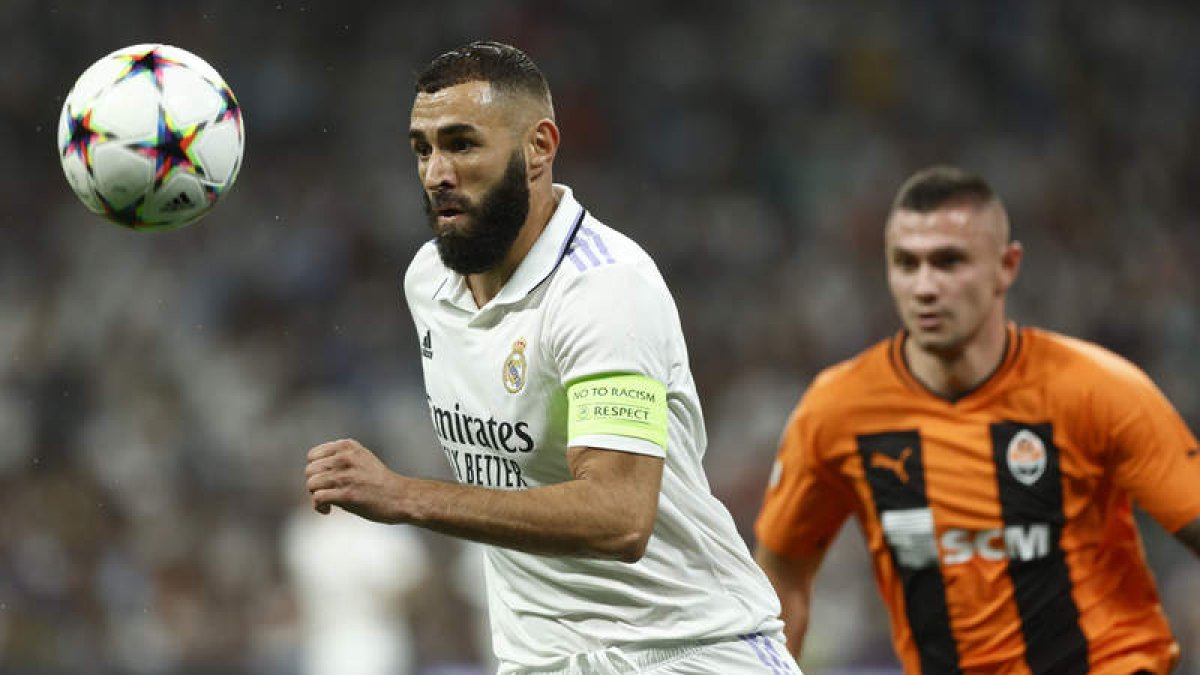 Benzema volverá esta semana frente al Shakhtar. RODRIGO JIMÉNEZ