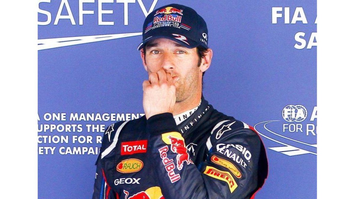 El piloto australiano Mark Webber.