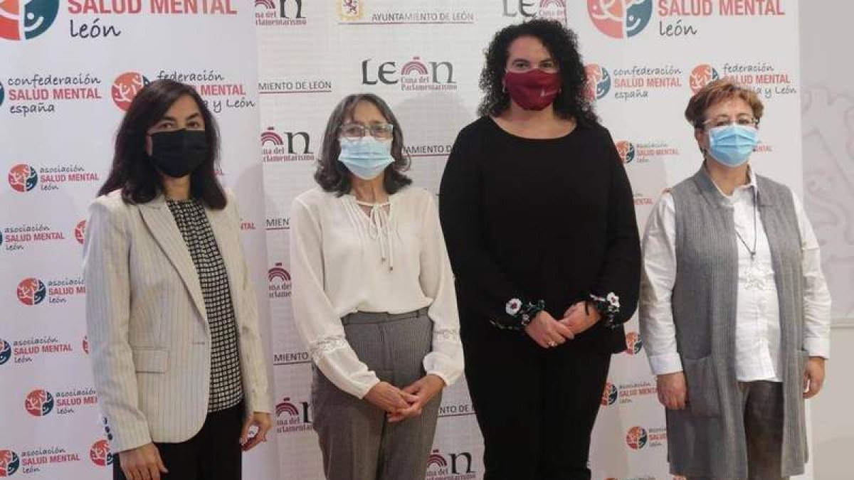 Rosa Conde, Laura de la Torre, Vera López y Rosa Álvarez. FERNANDO OTERO