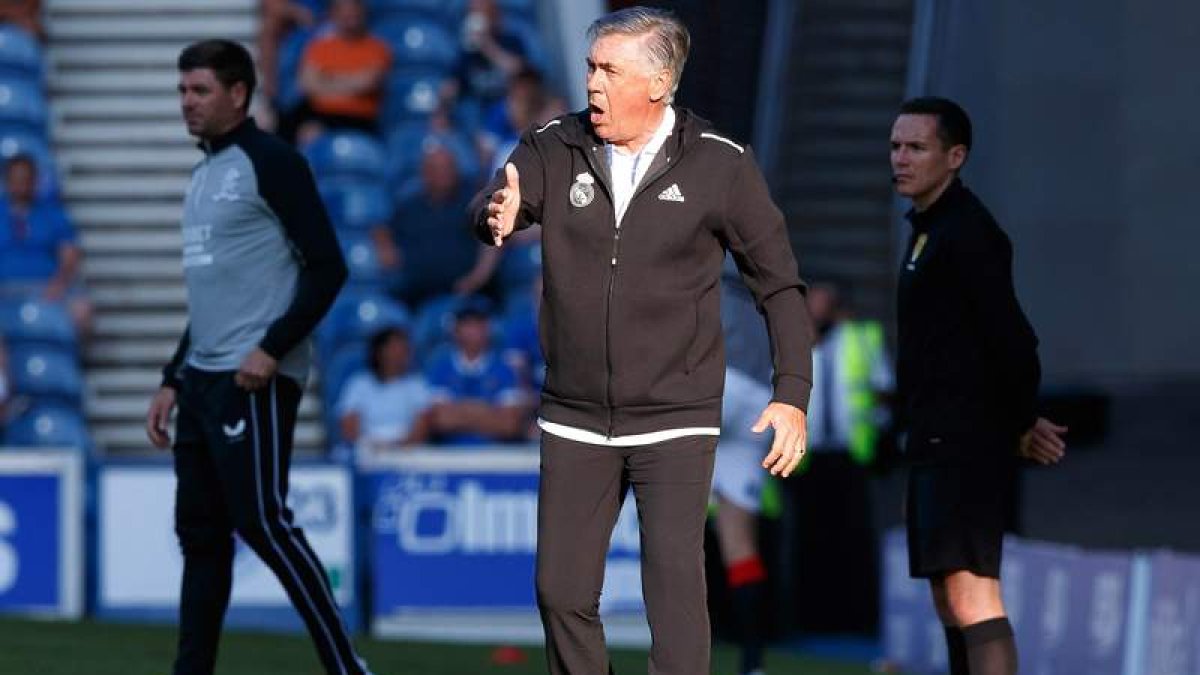 Carlos Ancelotti debutará oficialmente como técnico del Madrid en su segunda etapa. ROBERT PERRY