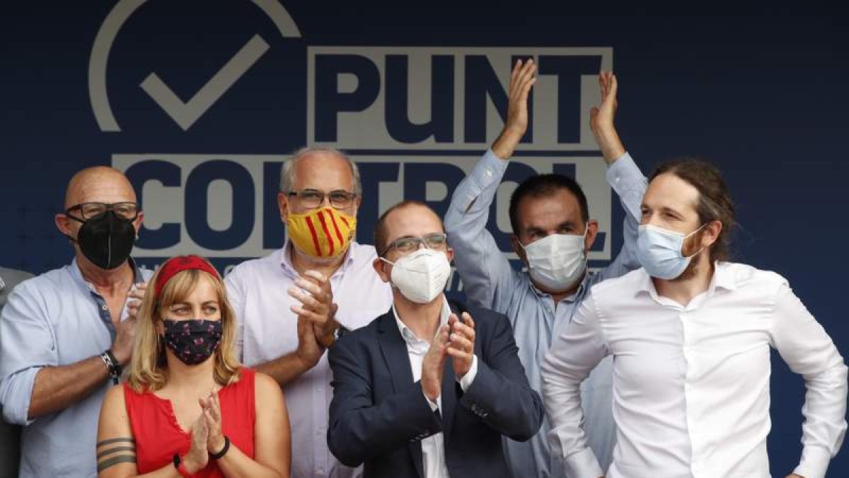 Jordi Farré (c), precandidato, impulsor y responsable de la moción de censura. ALEJANDRO GARCÍA