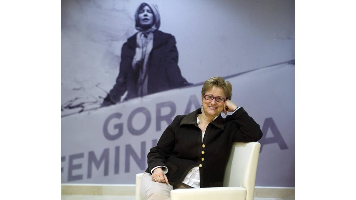 Rosa Cobo Bedía en una foto tomada en Bilbao en 2013. DL