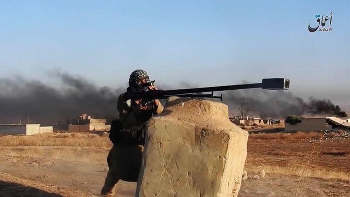 Vídeo del Estado Islámico en que muestran como combaten sus yihadistas en Mosul.