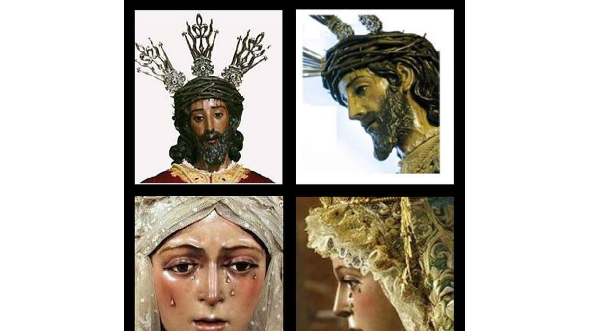 Imágenes con reconocimiento registral del Cristo de la Sentencia y de la Macarena
