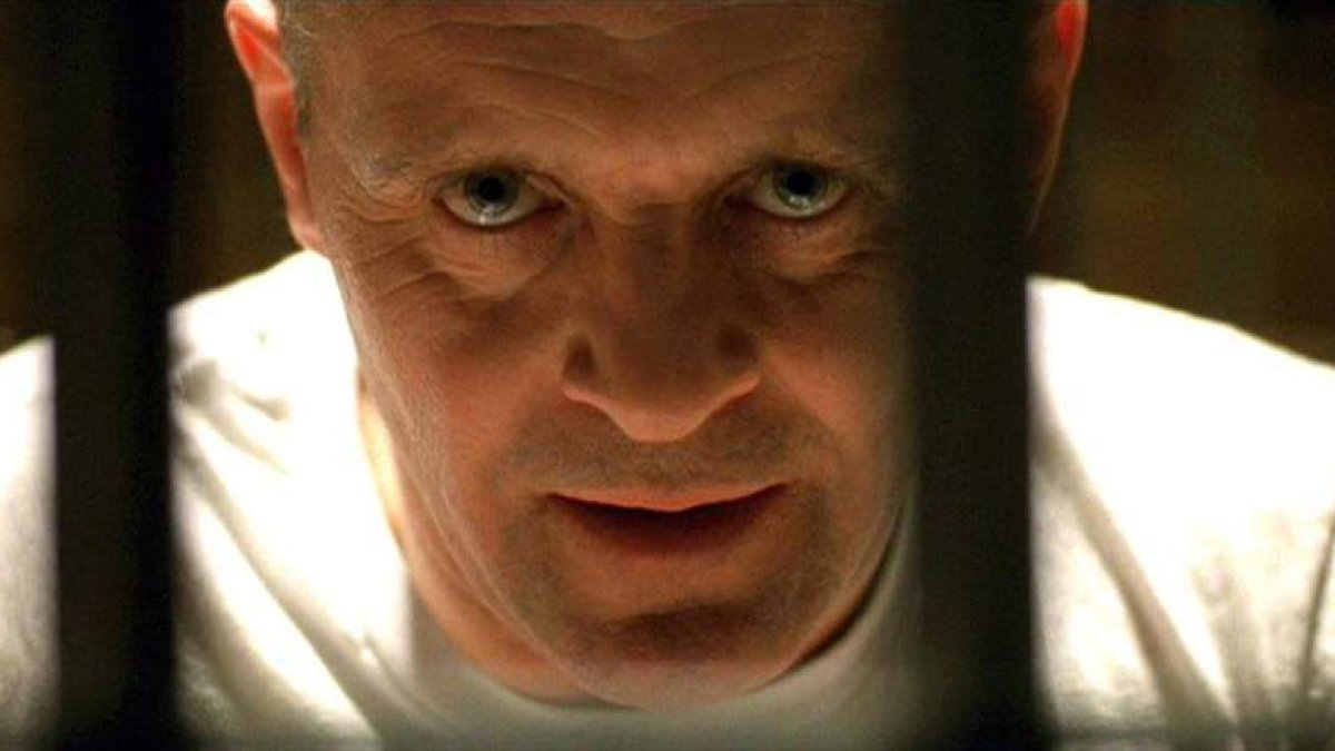El actor Anthony Hopkins en ‘El silencio de los corderos’, donde interpretaba a Hannibal Lecter.