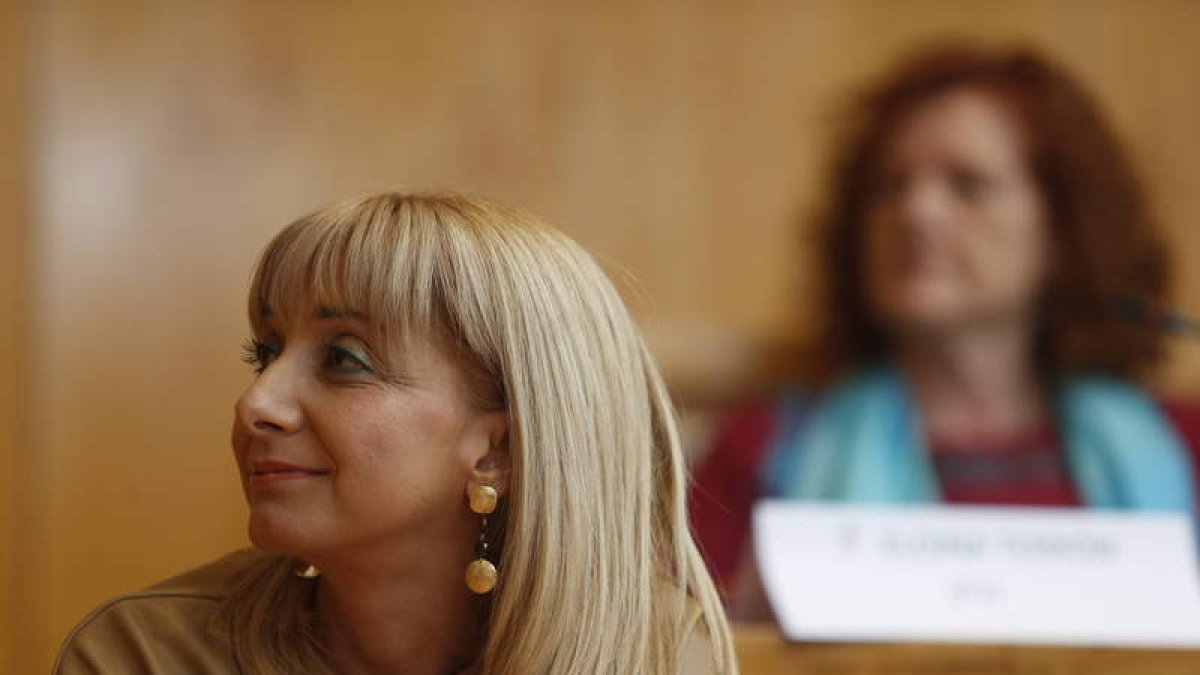 María Eugenia Gancedo, el pasado sábado, día de su investidura como alcaldesa de San Andrés.