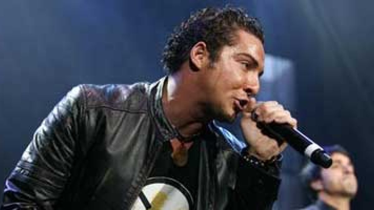 El cantante español David Bisbal.