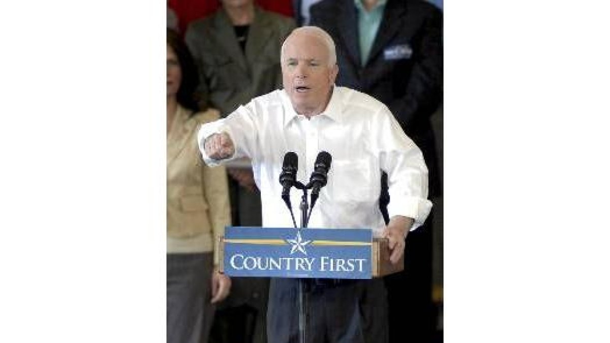 McCain tiene de su lado 227 votos frente a los 212 de Obama
