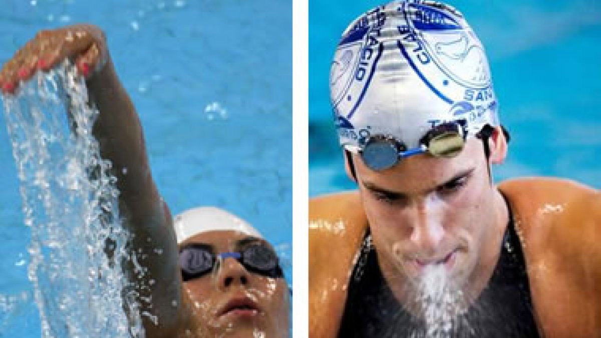 Noemí finalizó octava en los 200 libres. Álex se quedó a ocho centésimas del bronce.