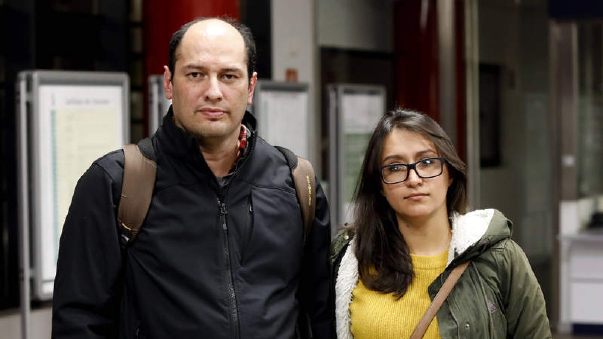 Los mexicanos Fernando Valadez y Aleida Quintana hablarán hoy de derechos humanos en León. MARCIANO PÉREZ