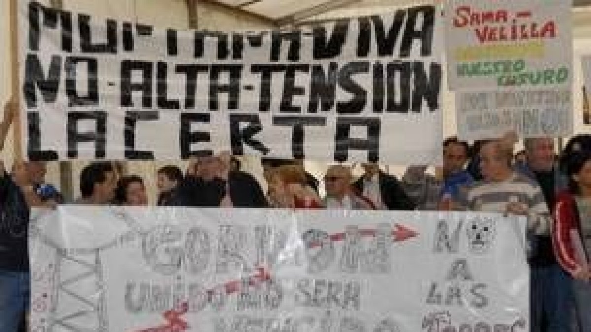 La movilización social contra la Sama-Velilla es patente en la provincia de León