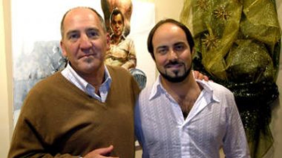 Los artistas argentinos Alejandro Varela y Esteban Rivero
