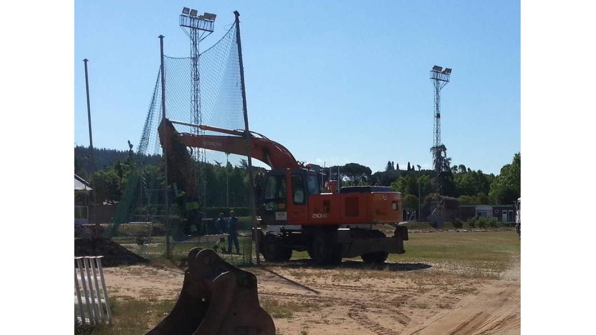 Las obras de Compostilla marchan a buen ritmo.