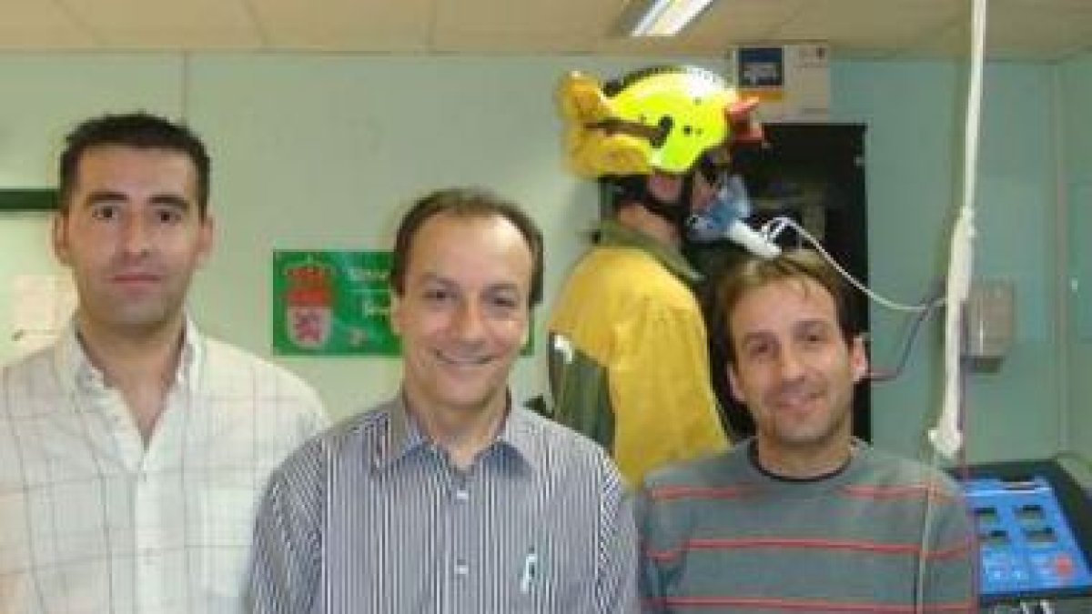 Jorge López, Gerardo Villa y José Antonio Rodríguez.