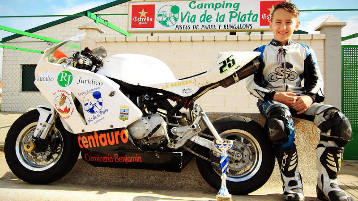 Daniel Domínguez afronta su segunda temporada en el Campeonato de Castilla y León. DL