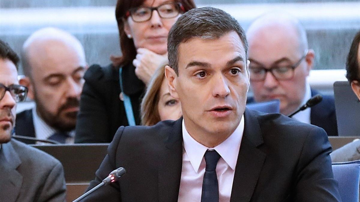 El presidente del Gobierno, Pedro Sánchez, en el Consejo de Europa, en Estrasburgo