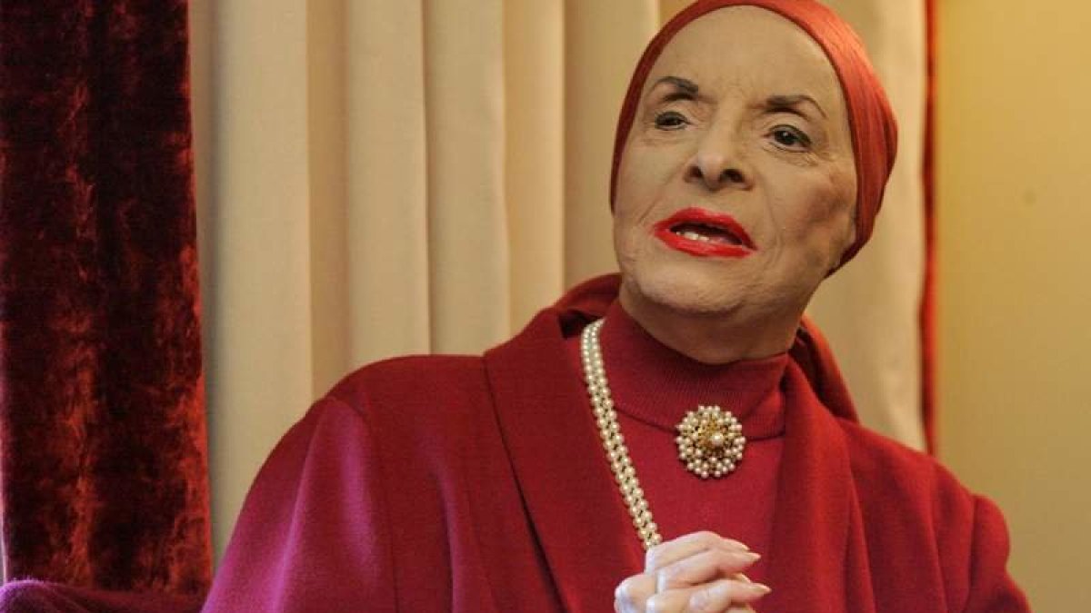 Imagen de Alicia Alonso en León en el año 2005. ARCHIVO
