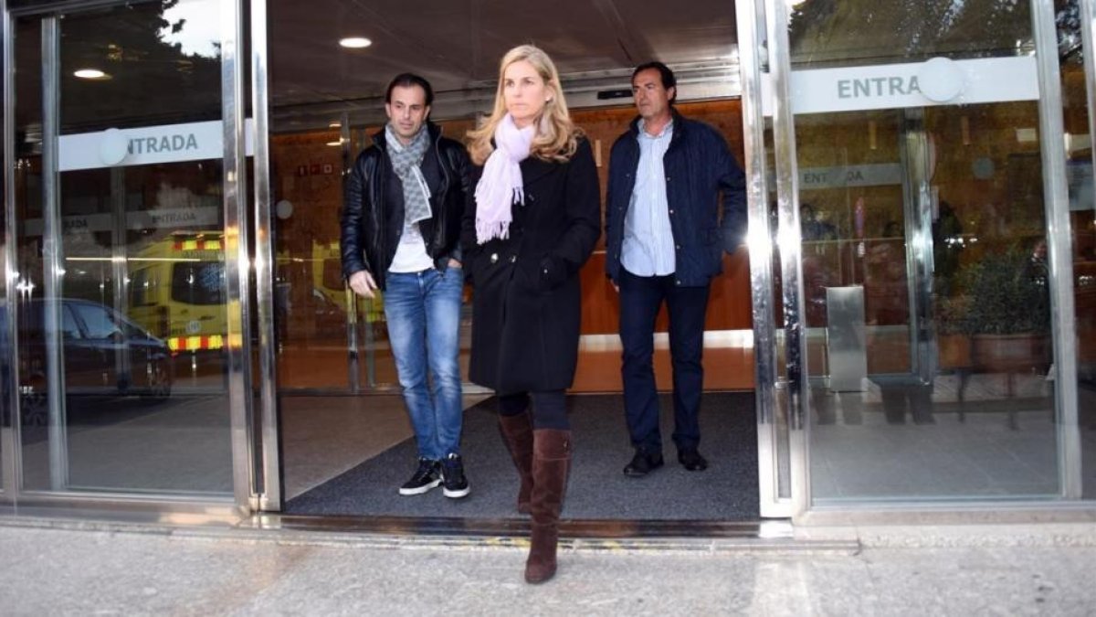 Arantxa Sánchez Vicario y su exmarido Josep Santacana, en febrero del 2016.