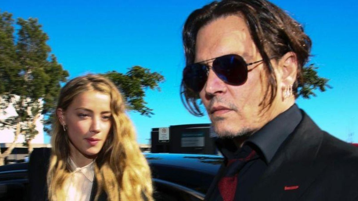 Amber Heard y Johnny Depp.
