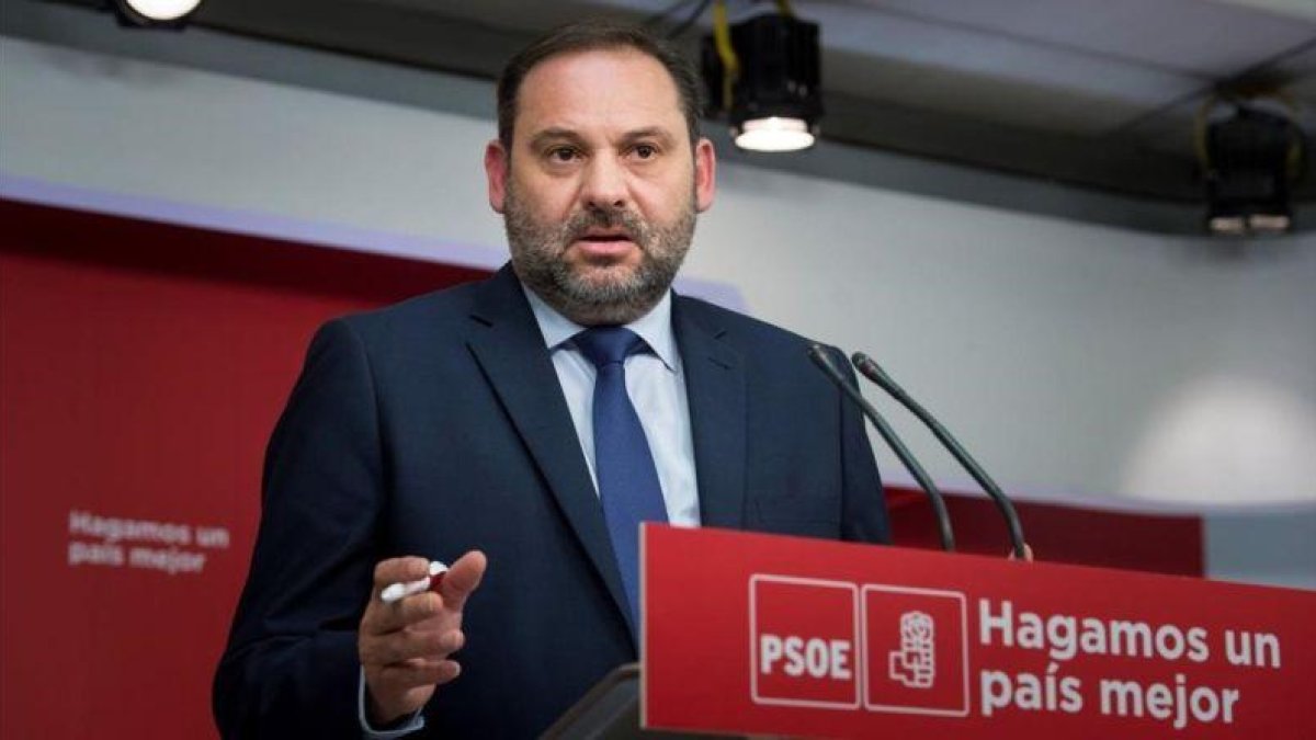 José Luis Ábalos, el pasado 24 de abril en la sede del PSOE