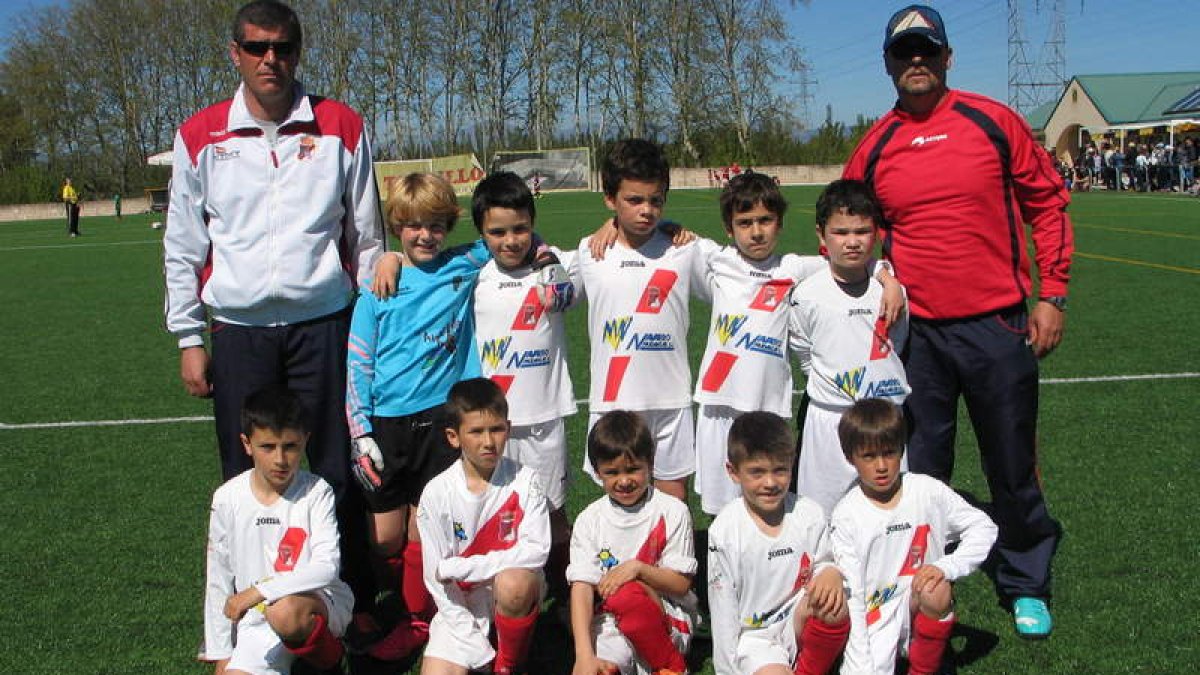 Equipo del San Lorenzo prebenjamín. M. MACÍAS