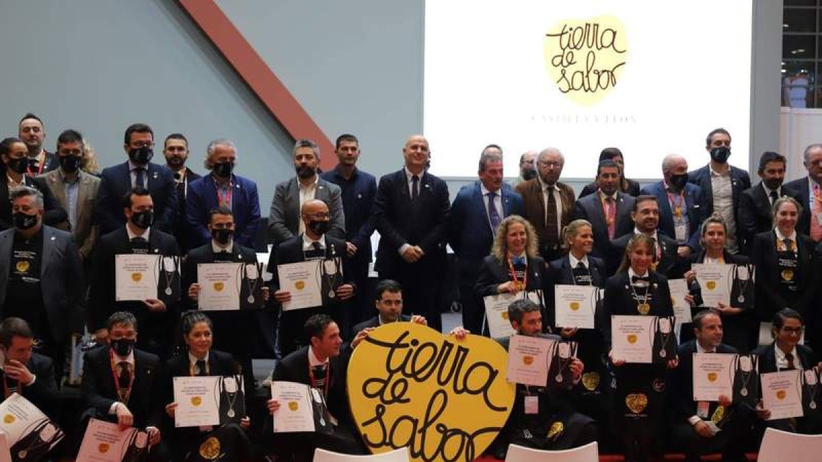 Participantes y premiados de Castilla y León en el Salón Gourmets en Madrid. DL