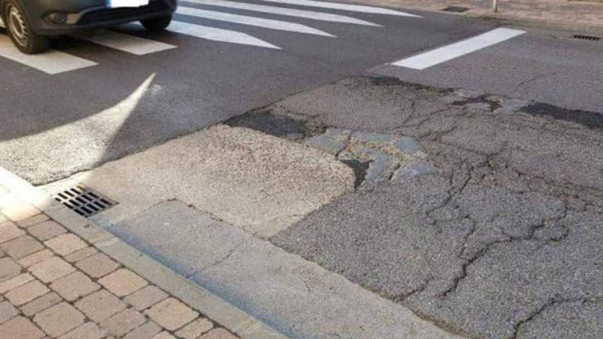 Una de las carreteras afectadas. DL