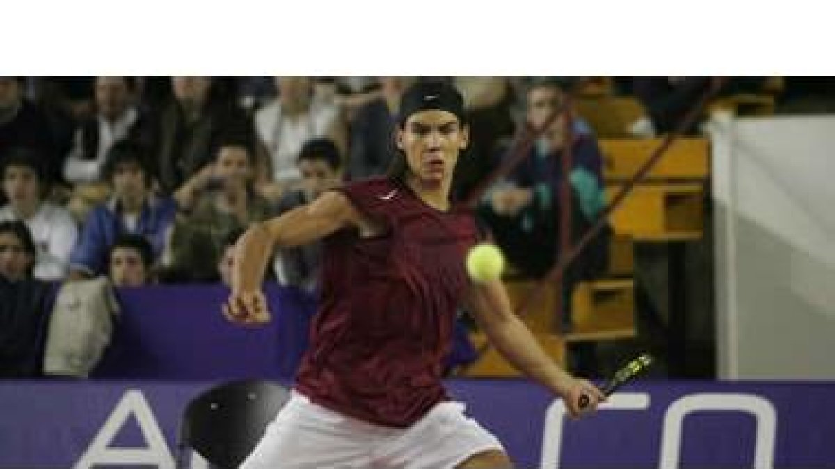Imagen de archivo de Master de Tenis de León, en el que participó Rafa Nadal