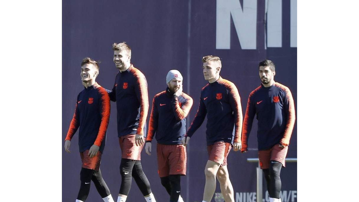 El Barcelona afronta el partido frente al Atlético con el deseo de dejar casi sentenciada la Liga. DALMAU