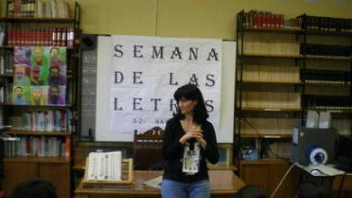 La periodista del Diario de León Cristina Fanjul.