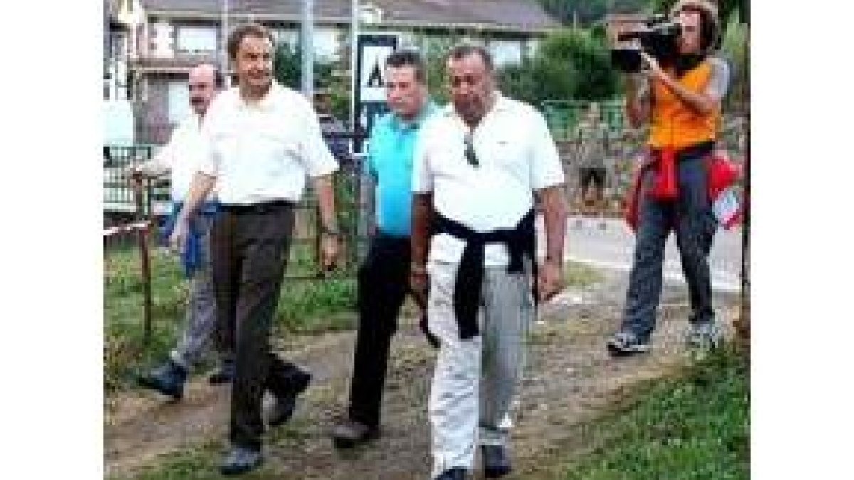 Rodríguez Zapatero, Mariano Rojo y Segundo Martínez