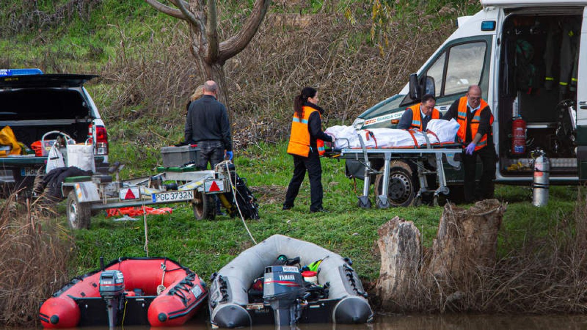 Imagen del cadáver de una de las víctimas. R. GARCÍA