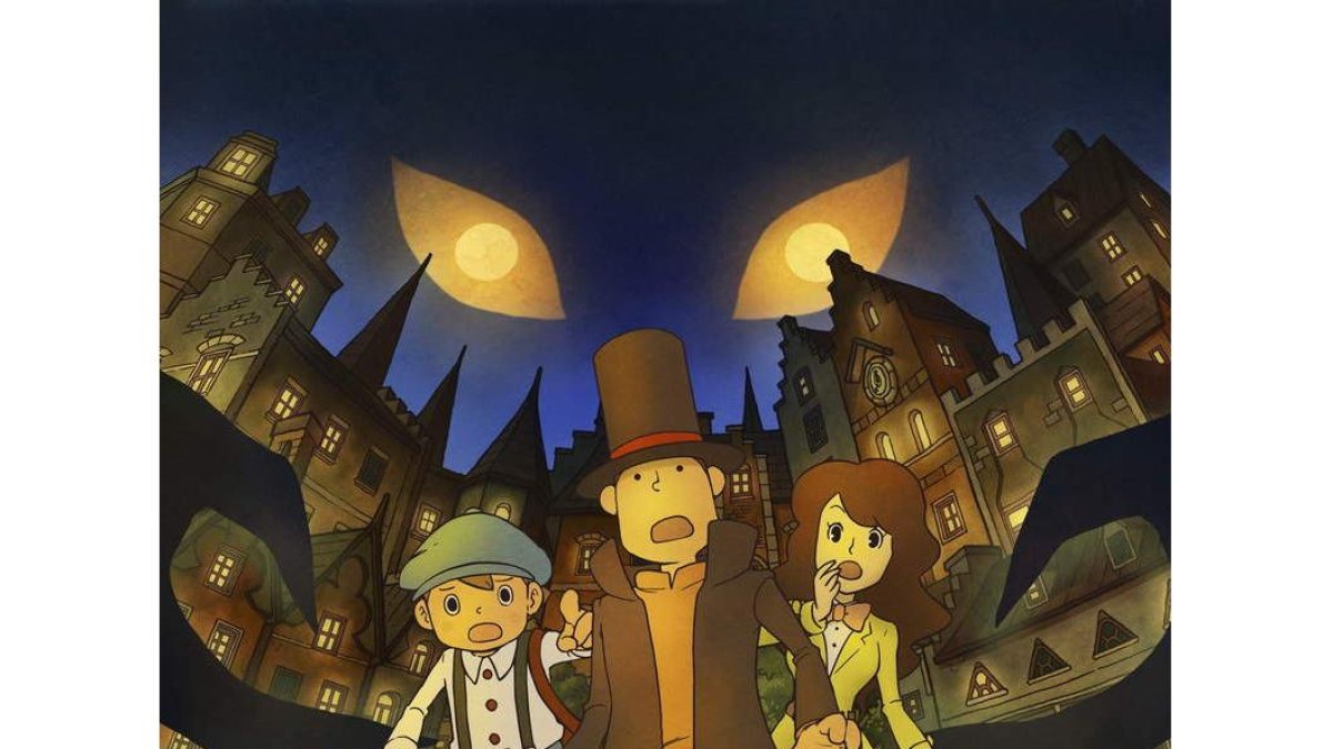Imagen del videojuego ‘El Profesor Layton y la llamada del Espectro’, una de las novedades.