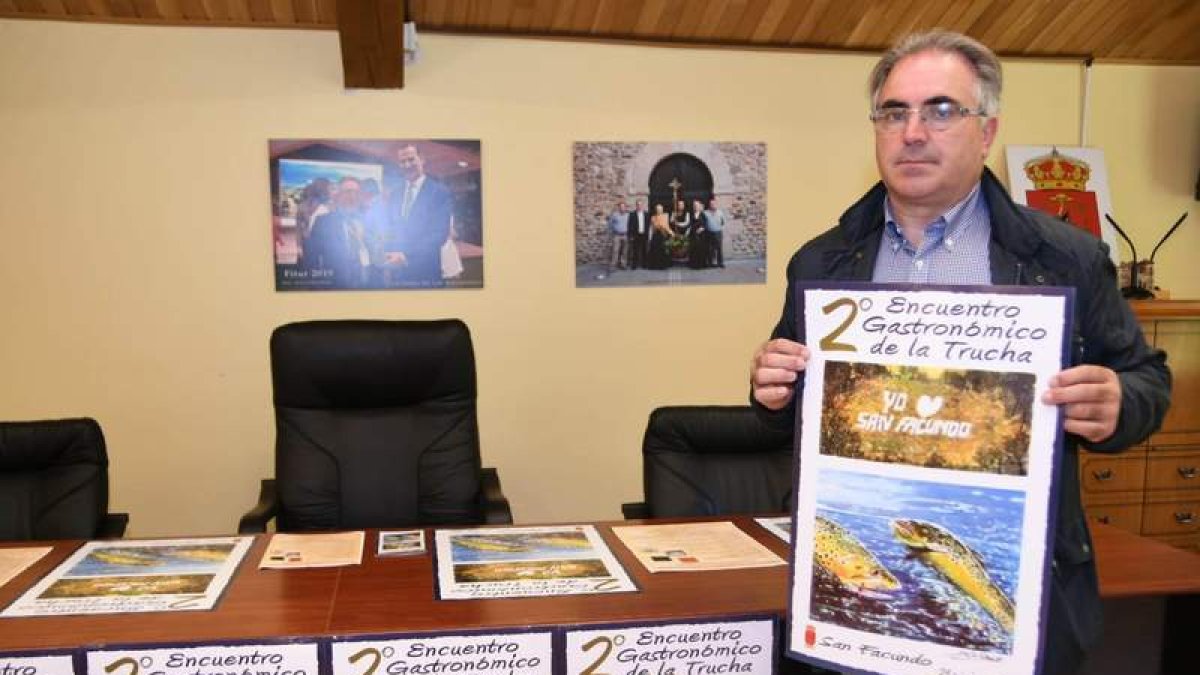 Imagen de archivo del presidente de la Junta Vecinal, Ricardo Vila, en la presentación de 2019. DL