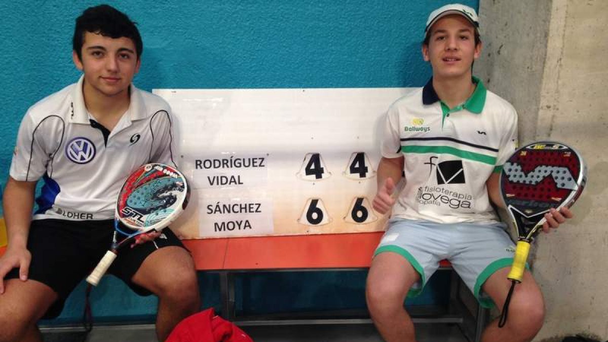 Alfonso Sánchez y Moya se proclamaron campeones en la categoría júnior.