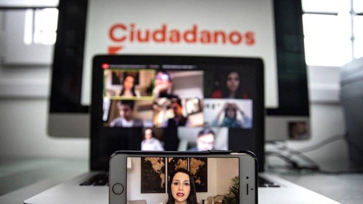 Fotografía facilitada por Ciudadanos (Cs) de su presidenta. PEDRO RUIZ