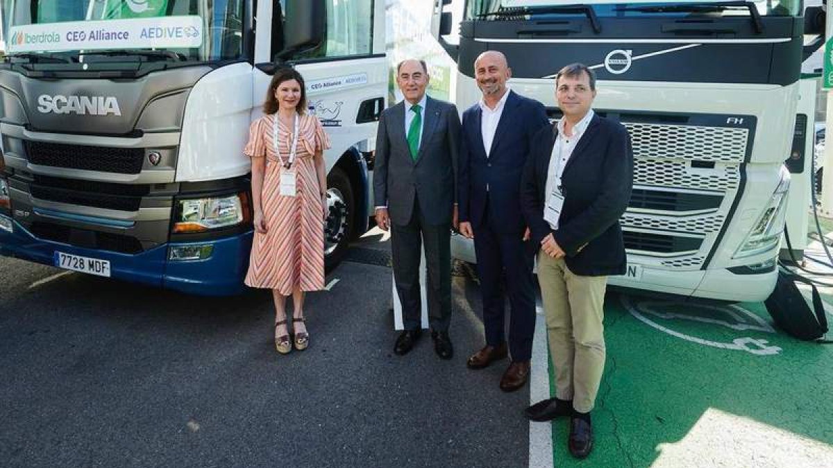 Ignacio Galán durante la presentación de la alianza. IBERDROLA