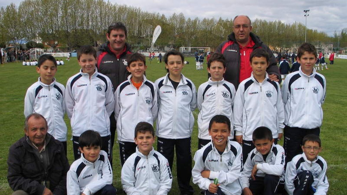 Formación del Santa Marta A de la categoría benjamín.