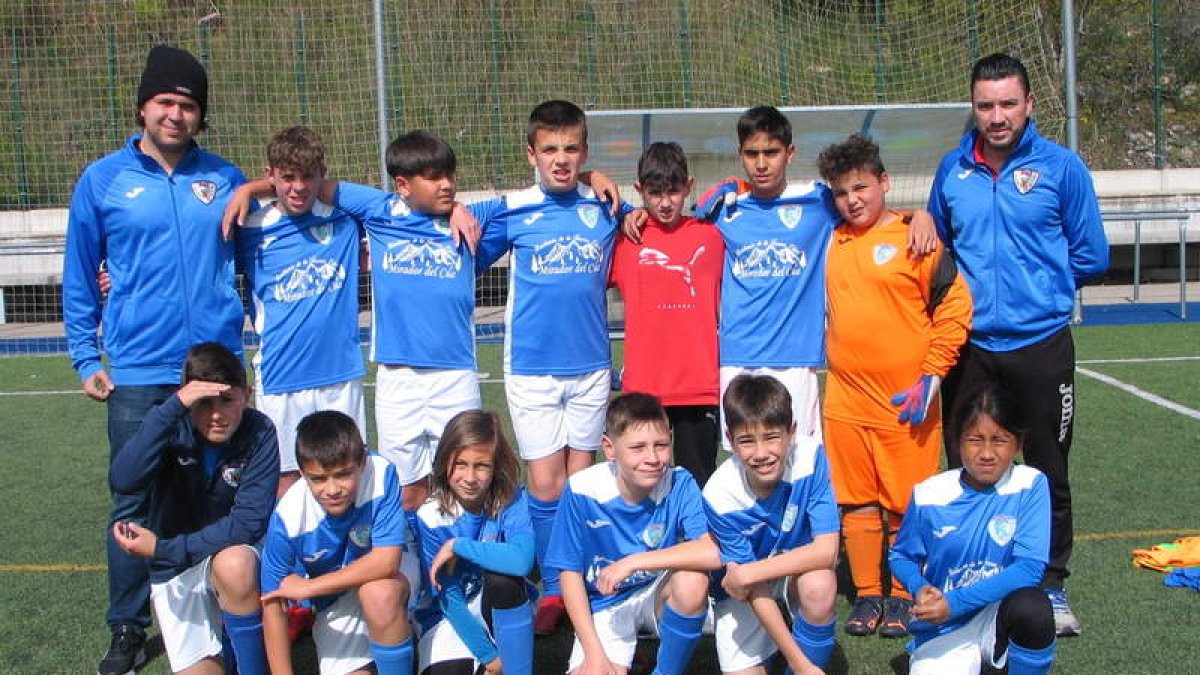 Equipo de La Morenica A de la 1.ª División Provincial Alevín. M. MACÍAS