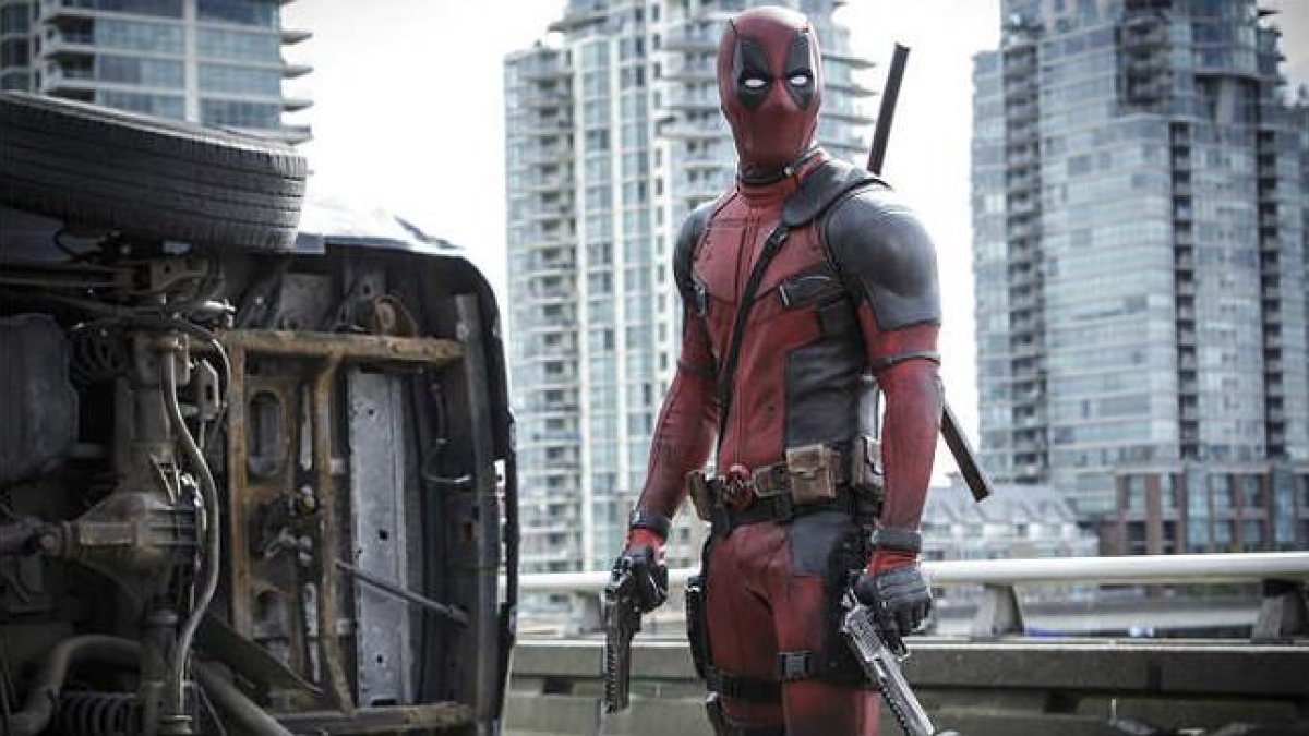 Un fotograma de 'Deadpool', la película protagonizada por Ryan Reynolds.