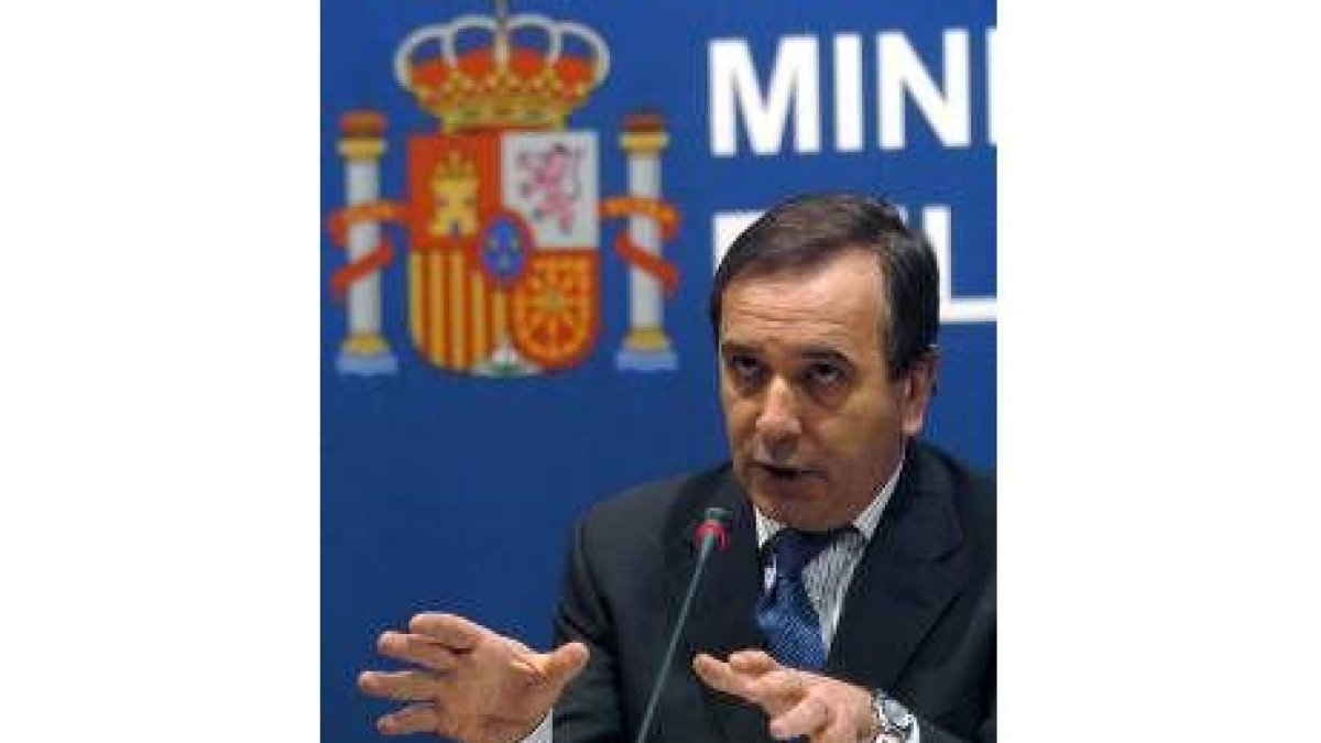 El ministro Alonso, en una comparecencia pública el pasado lunes