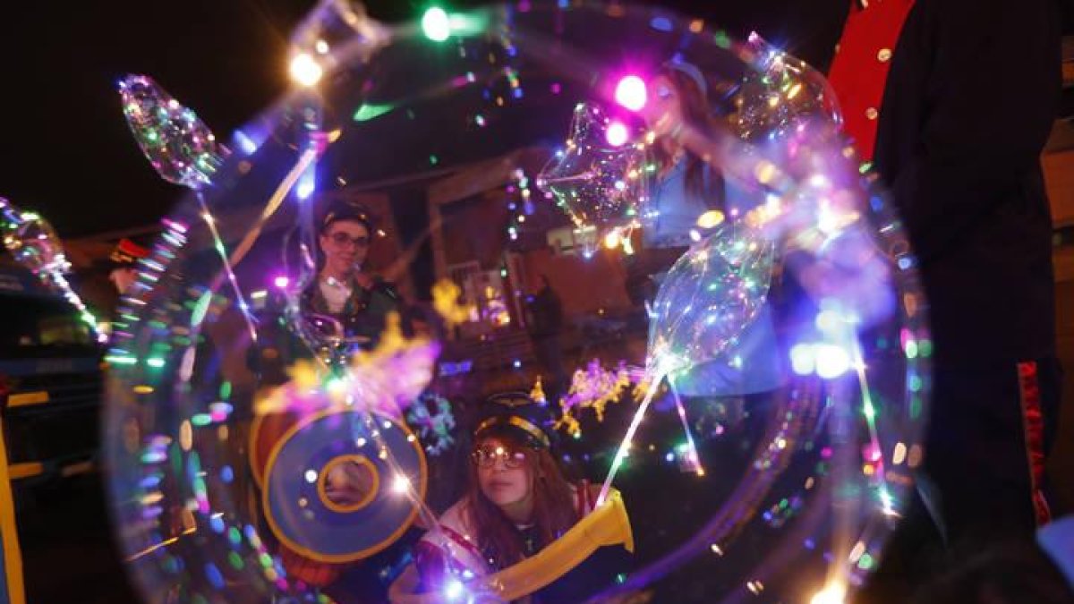 Un momento de la Cabalgaza de esta tarde