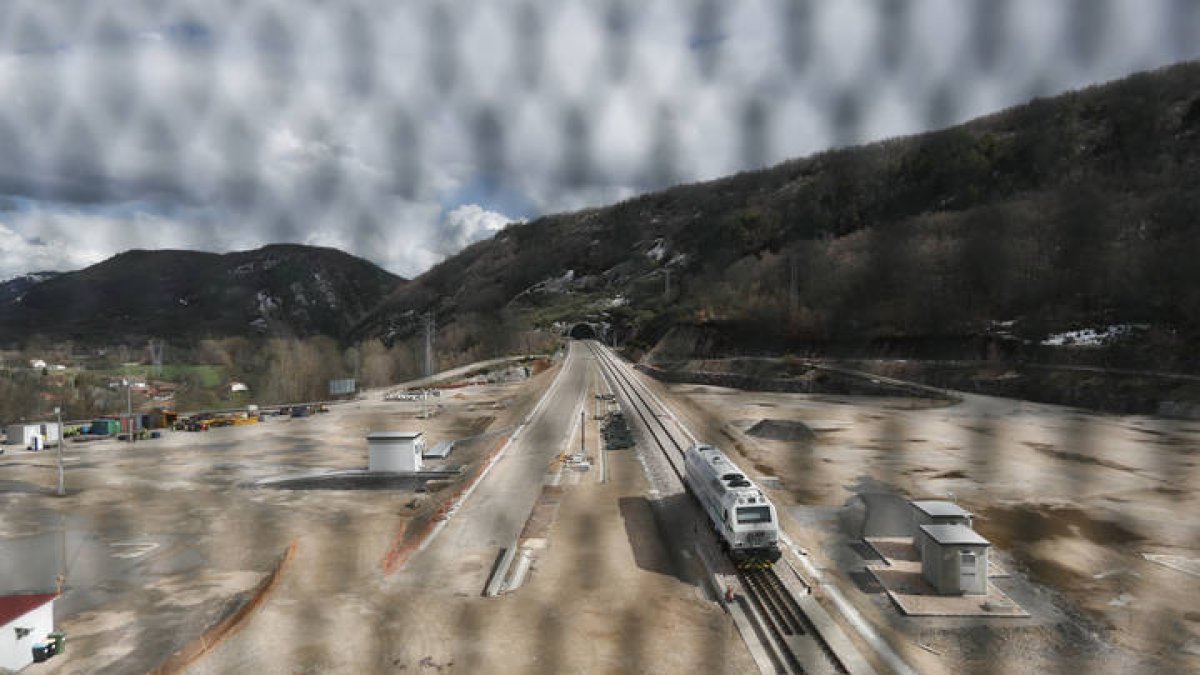 Obras en la Variante de Pajares. JESÚS F. SALVADORES