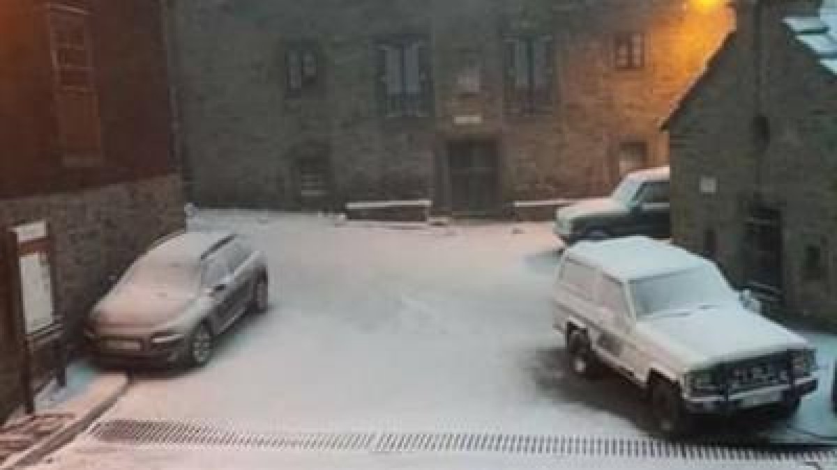 Nieve caída en Leitariegos.