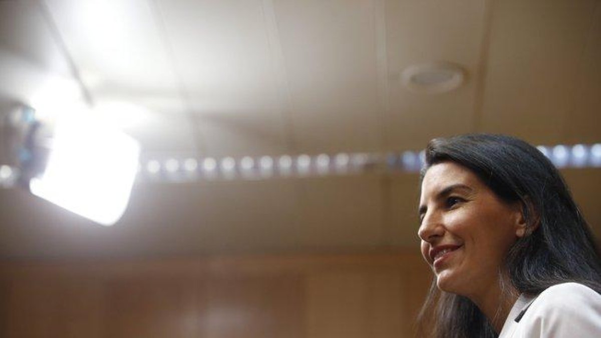 La portavoz de Vox en la Comunidad de Madrid, Rocío Monasterio.