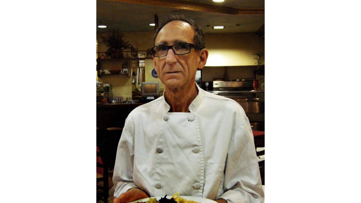 Carlos Sutil en el comedor de L’Unión.