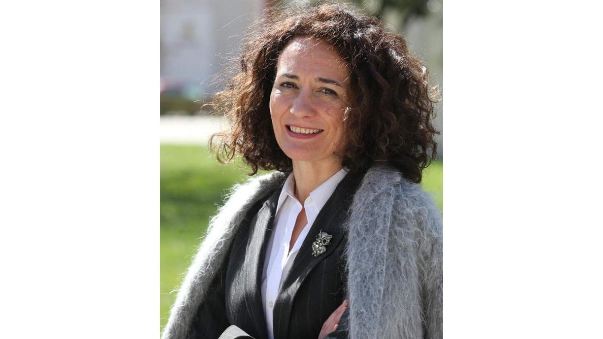 La candidata popular, Gloria Fernández Merayo.