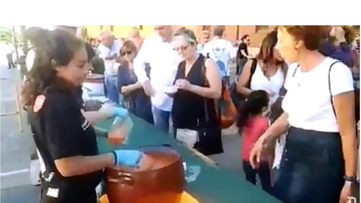 Degustación de pimiento de Mansilla de las Mulas