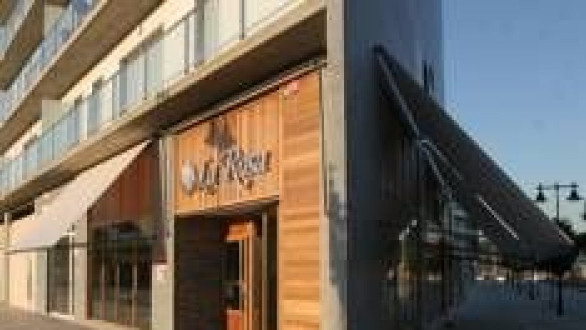 La fachada de la nueva cafetería, de madera y con grandes ventanales, invita a entrar dentro